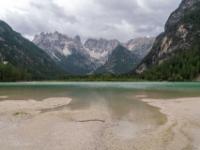 Ausblick vom flachen, sandigen Dürrensee Nordufer